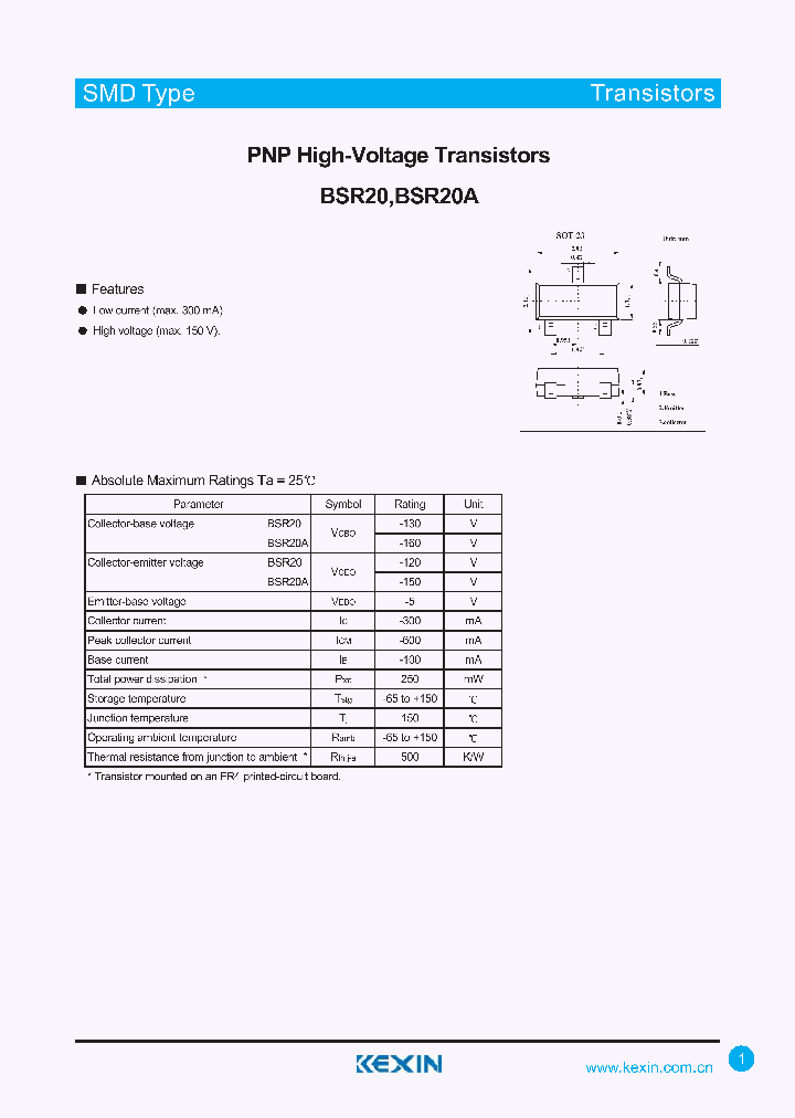BSR20_4505402.PDF Datasheet