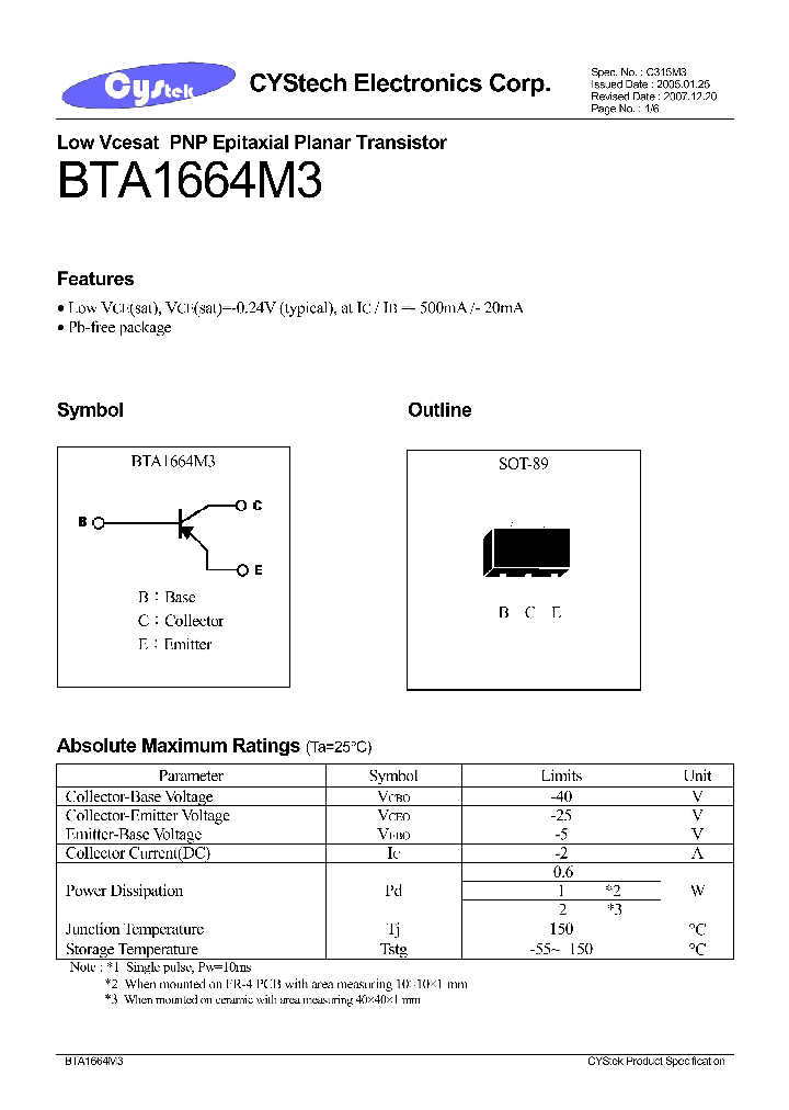 BTA1664M307_4614730.PDF Datasheet