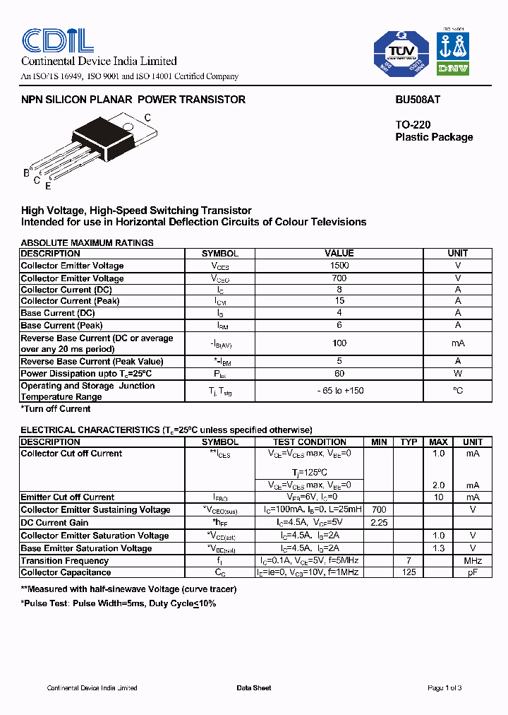 BU508AT_4731301.PDF Datasheet