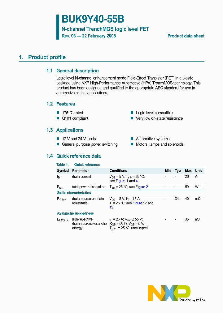 BUK9Y40-55B_4605301.PDF Datasheet