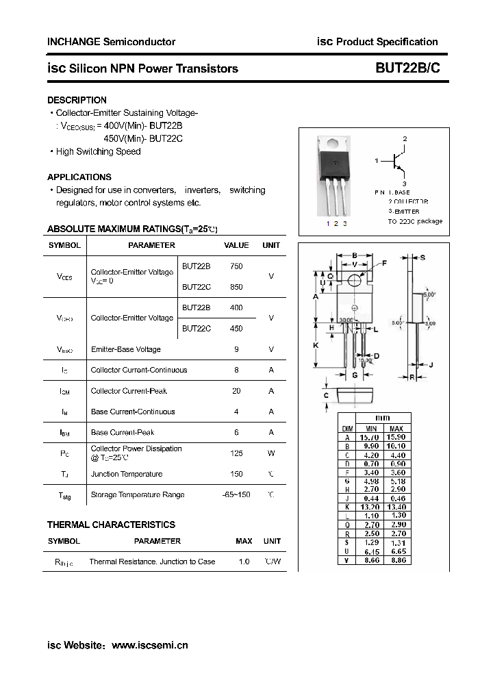 BUT22B_4771400.PDF Datasheet