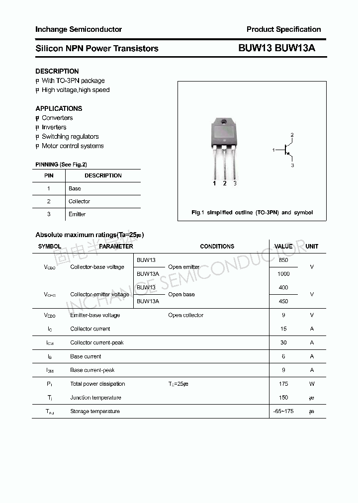 BUW13_4305640.PDF Datasheet