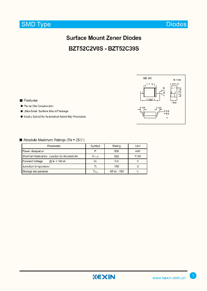 BZT52C18S_4381413.PDF Datasheet