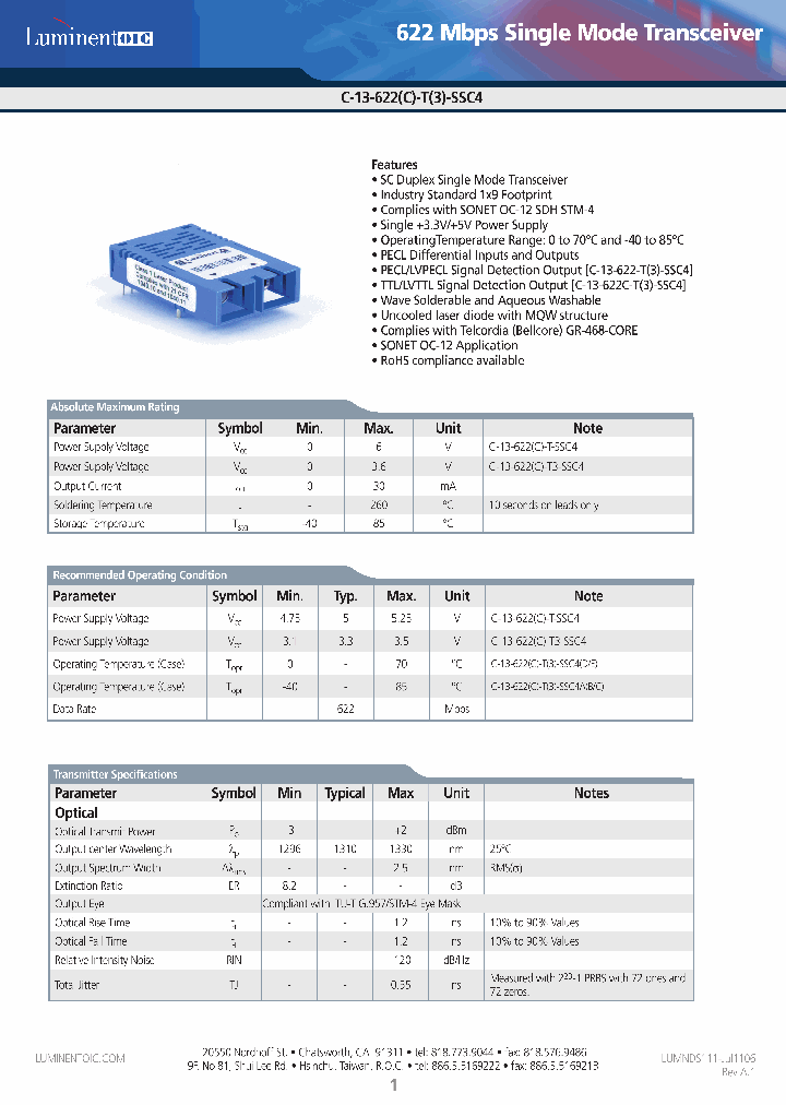 C-13-622-T-SSC4-G5_4503040.PDF Datasheet