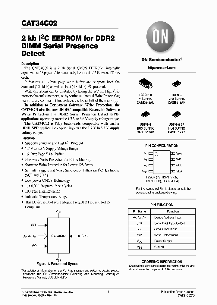 CAT34C02_4623747.PDF Datasheet