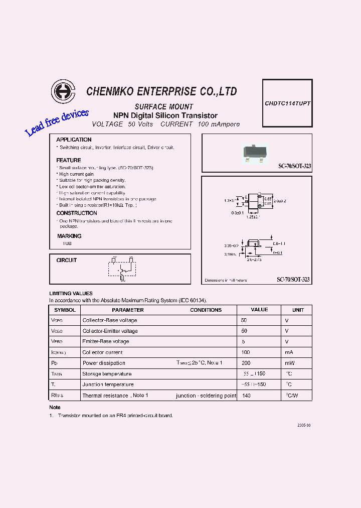 CHDTC114TUPT_4687258.PDF Datasheet