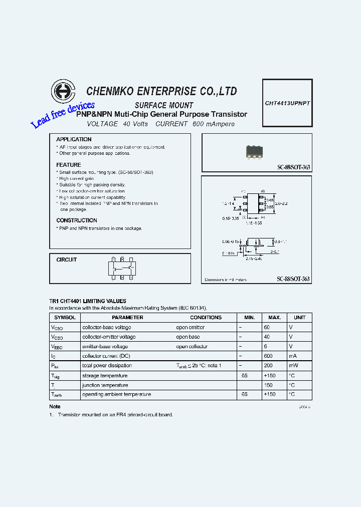 CHT4413UPNPT_4586092.PDF Datasheet