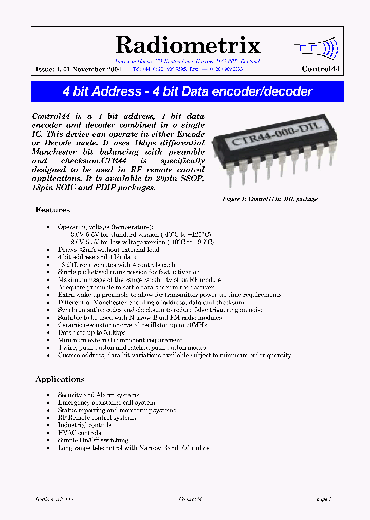 CONTROL44_4209079.PDF Datasheet