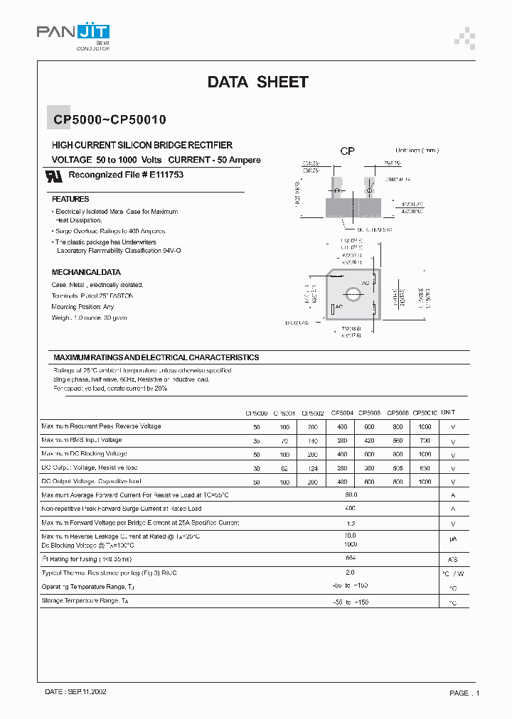 CP5000_4302542.PDF Datasheet