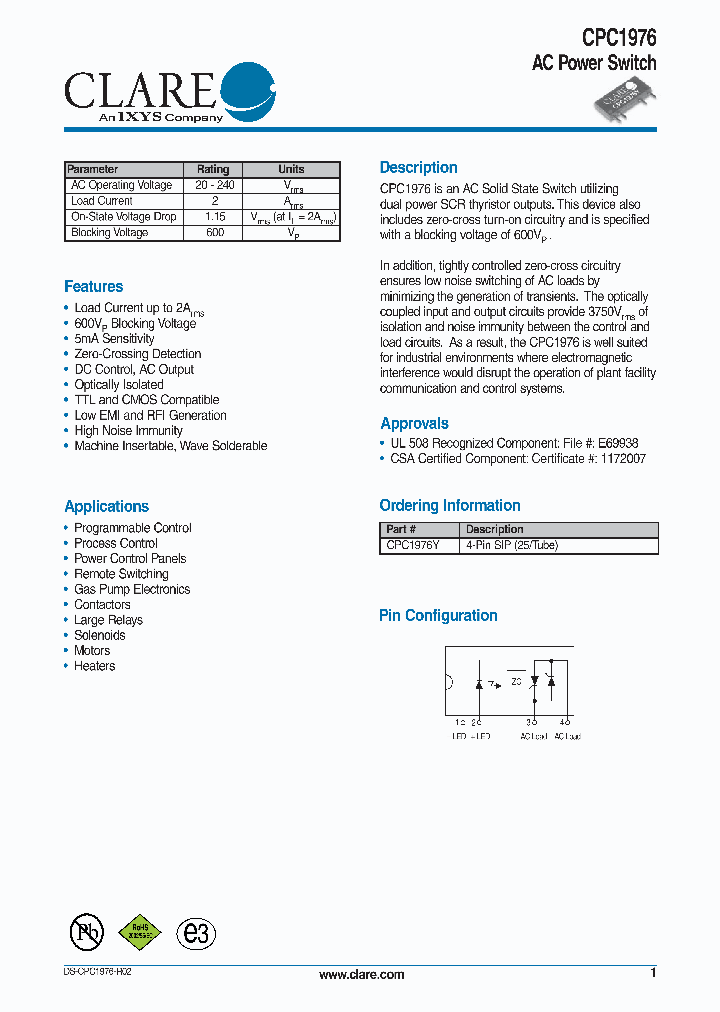 CPC1976Y_4537174.PDF Datasheet