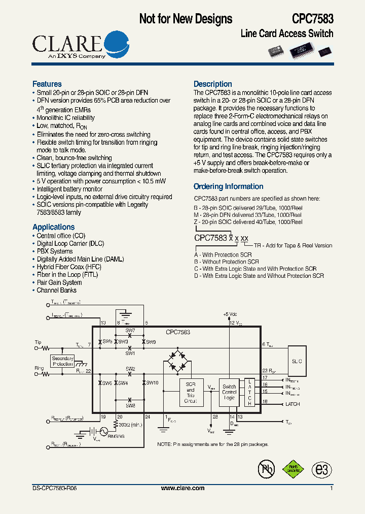 CPC7583ZDTR_4510539.PDF Datasheet