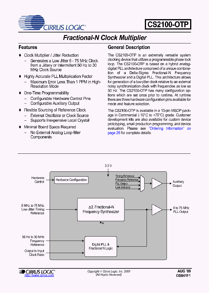 CS2100-OTP09_4639863.PDF Datasheet