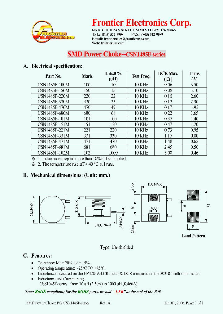 CSN1485F_4307865.PDF Datasheet