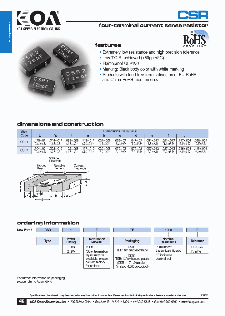 CSR1TTEB10L0D_4747857.PDF Datasheet