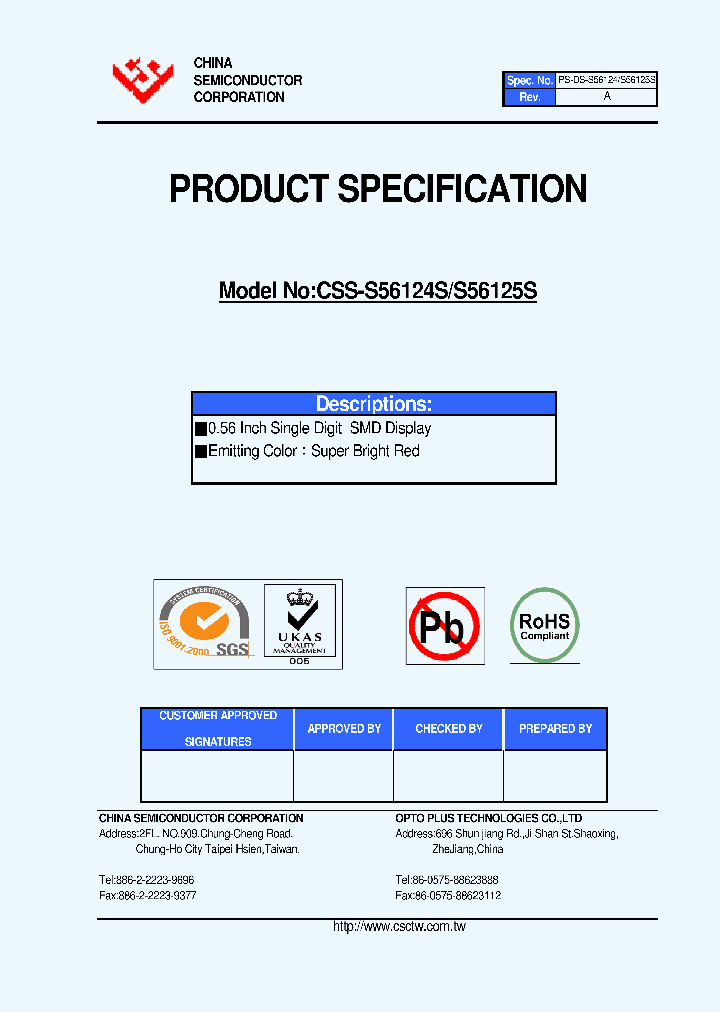CSS-S56124S_4521954.PDF Datasheet