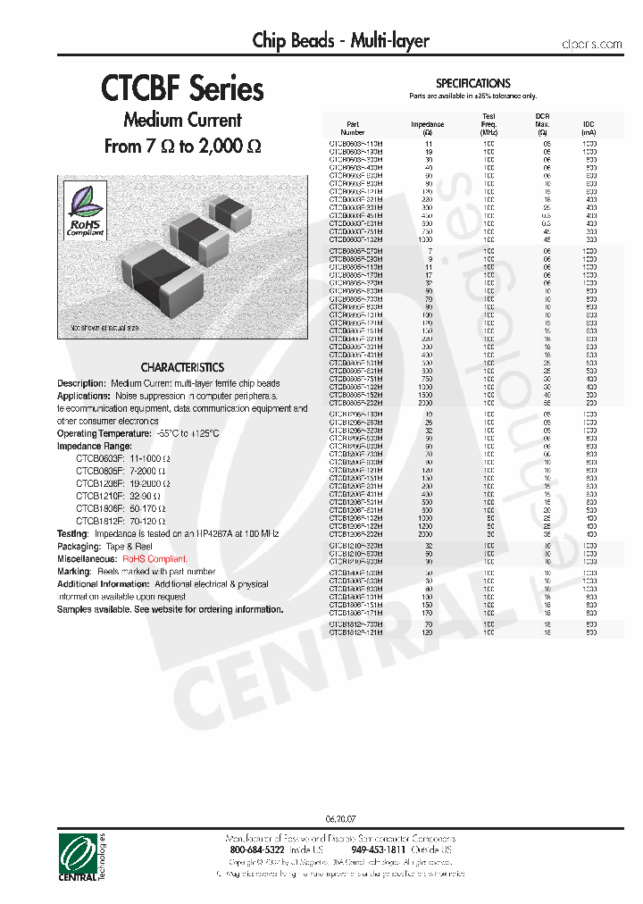 CTCB0805F-170M_4493438.PDF Datasheet