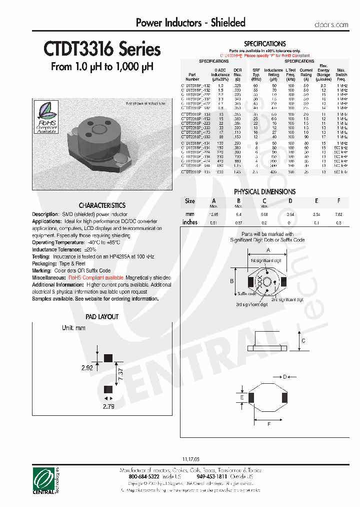 CTDT3316P-334_4450612.PDF Datasheet