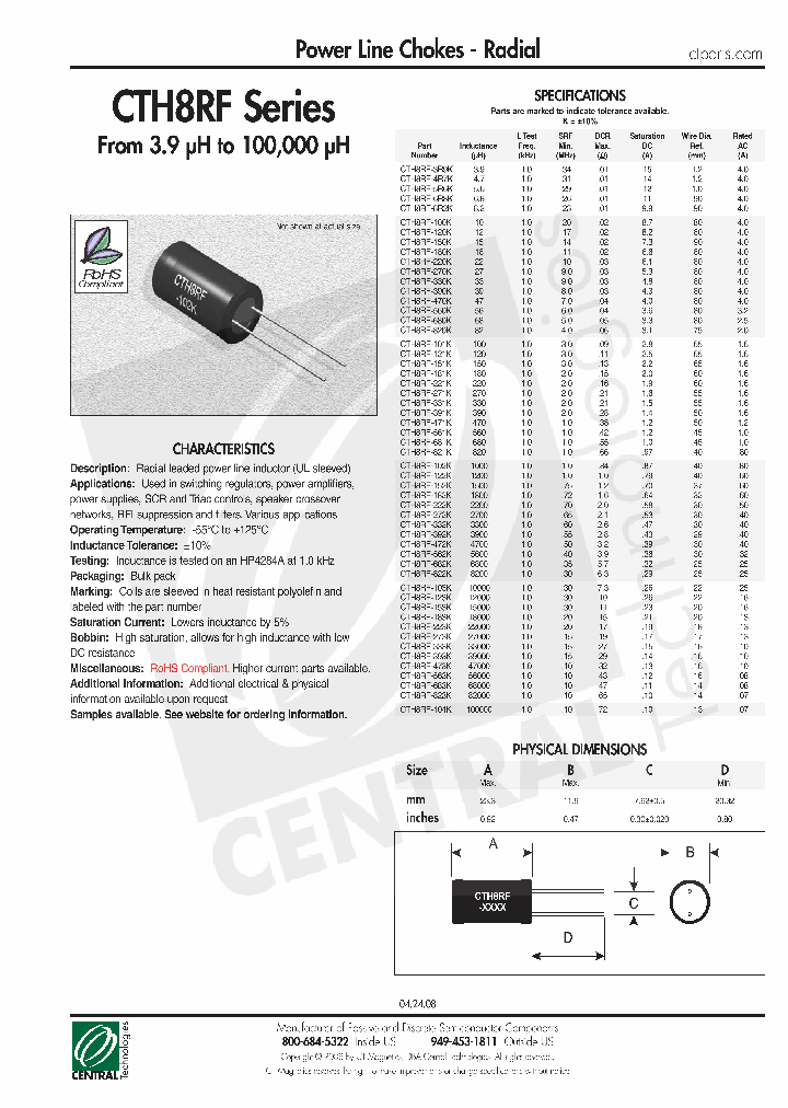 CTH8RF-820K_4460545.PDF Datasheet