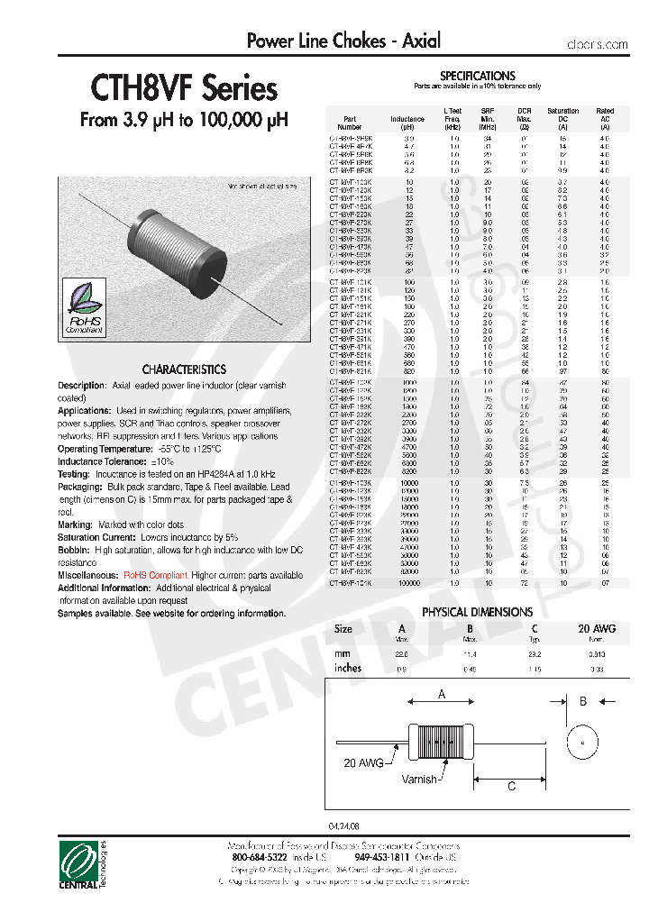 CTH8VF-100K_4745293.PDF Datasheet
