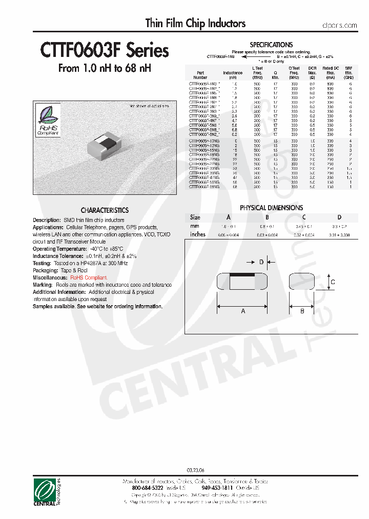 CTTF0603F_4443739.PDF Datasheet