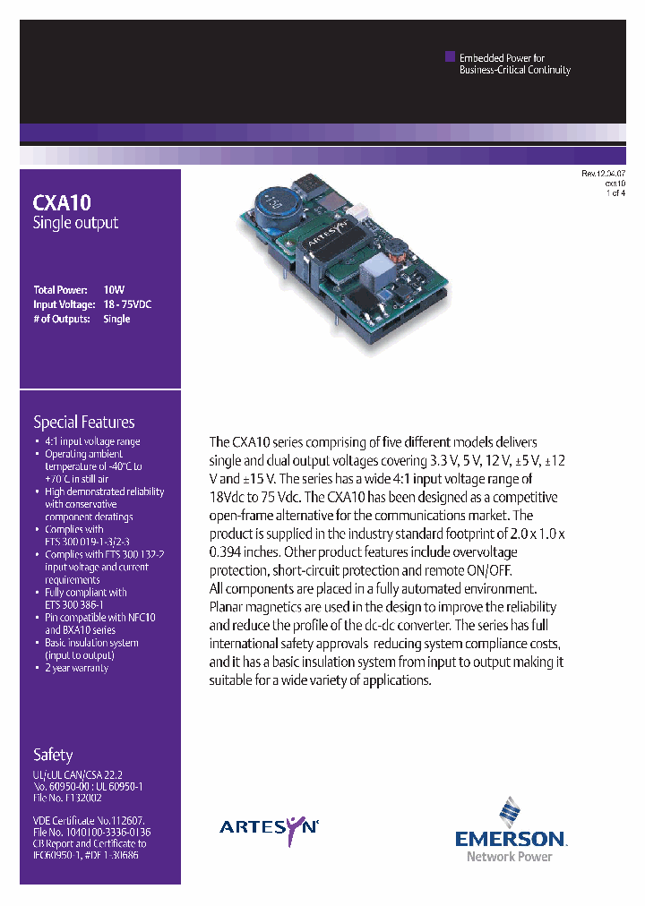 CXA10_4301400.PDF Datasheet