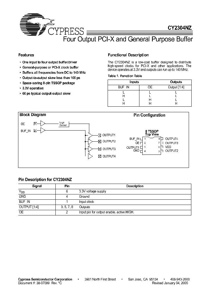 CY2304NZ05_4780227.PDF Datasheet