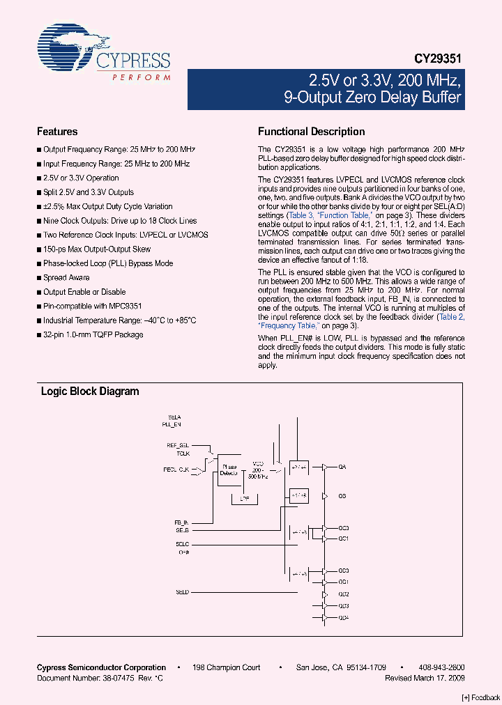 CY2935109_4543524.PDF Datasheet