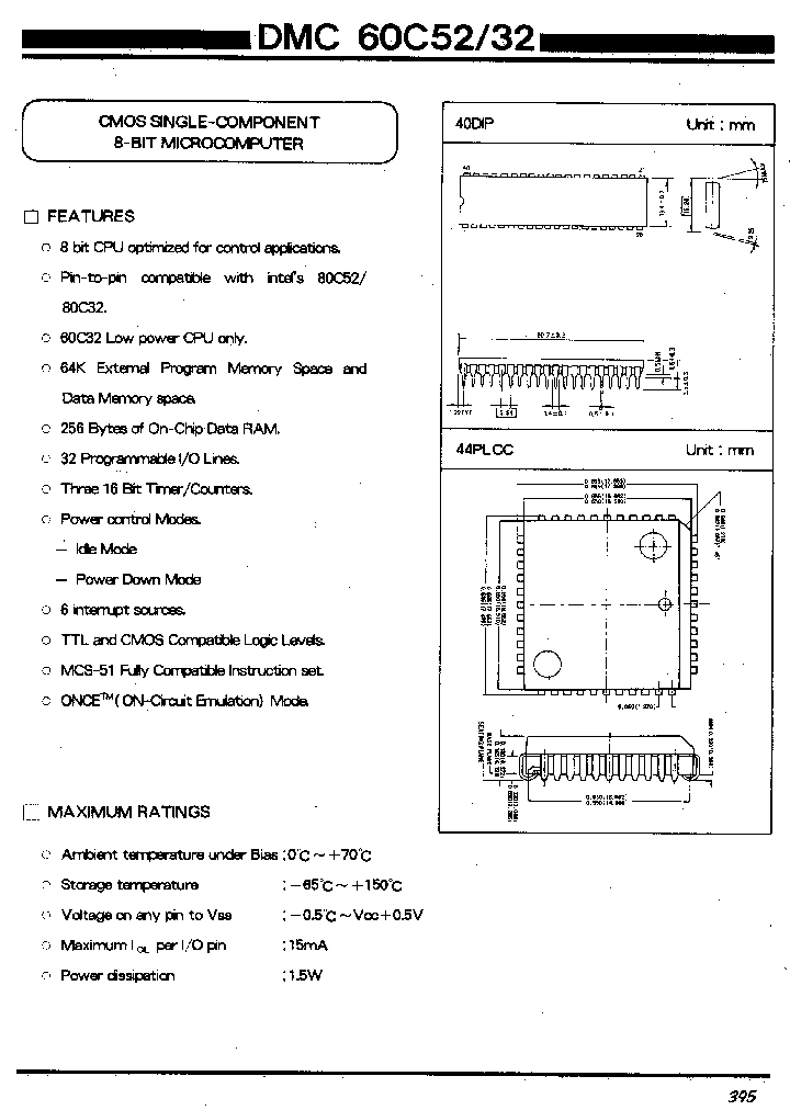 DMC60C52_4300188.PDF Datasheet