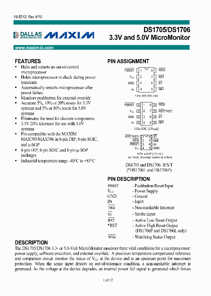 DS1706REPA_4549978.PDF Datasheet