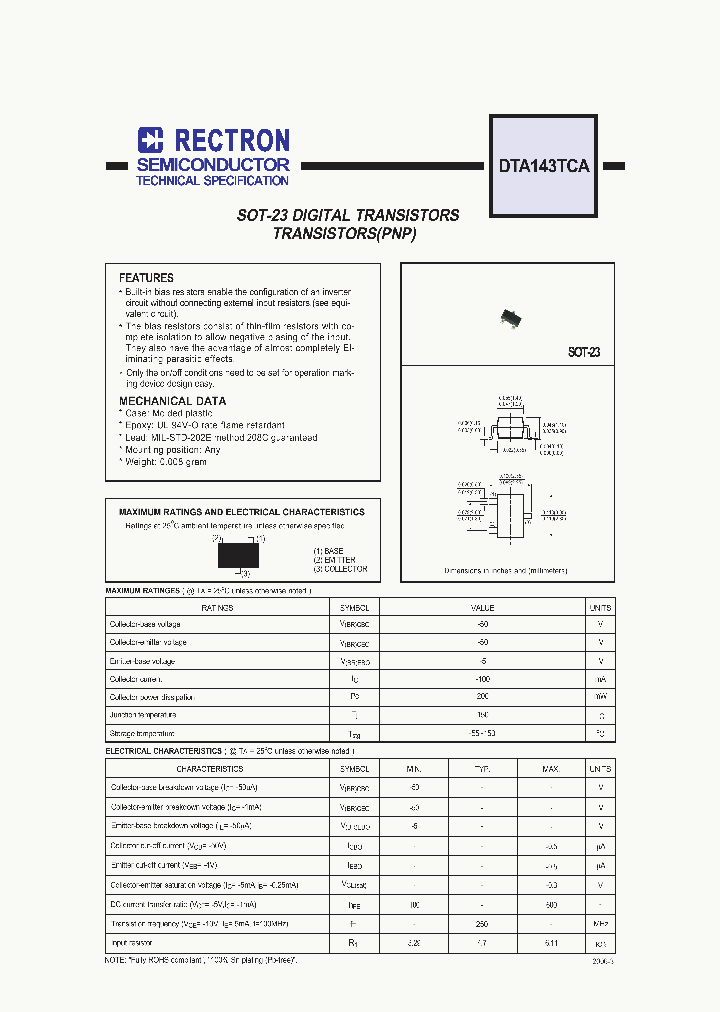 DTA143TCA_4895390.PDF Datasheet