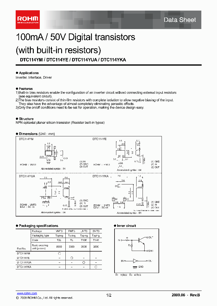 DTC114YE09_4864429.PDF Datasheet