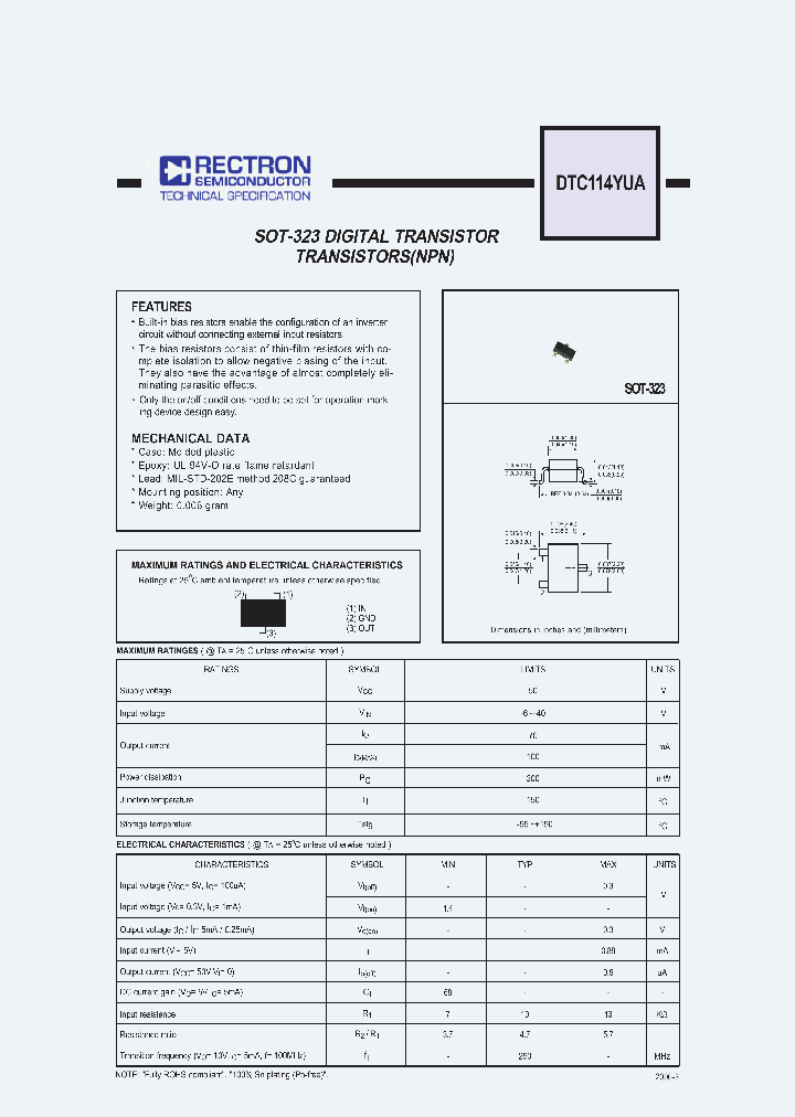 DTC114YUA_4654462.PDF Datasheet