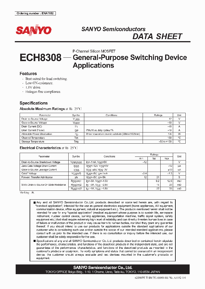 ECH8308_4293728.PDF Datasheet