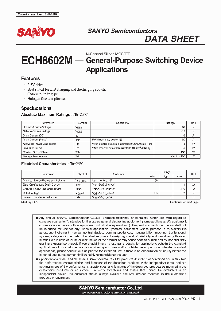 ECH8602M_4644170.PDF Datasheet