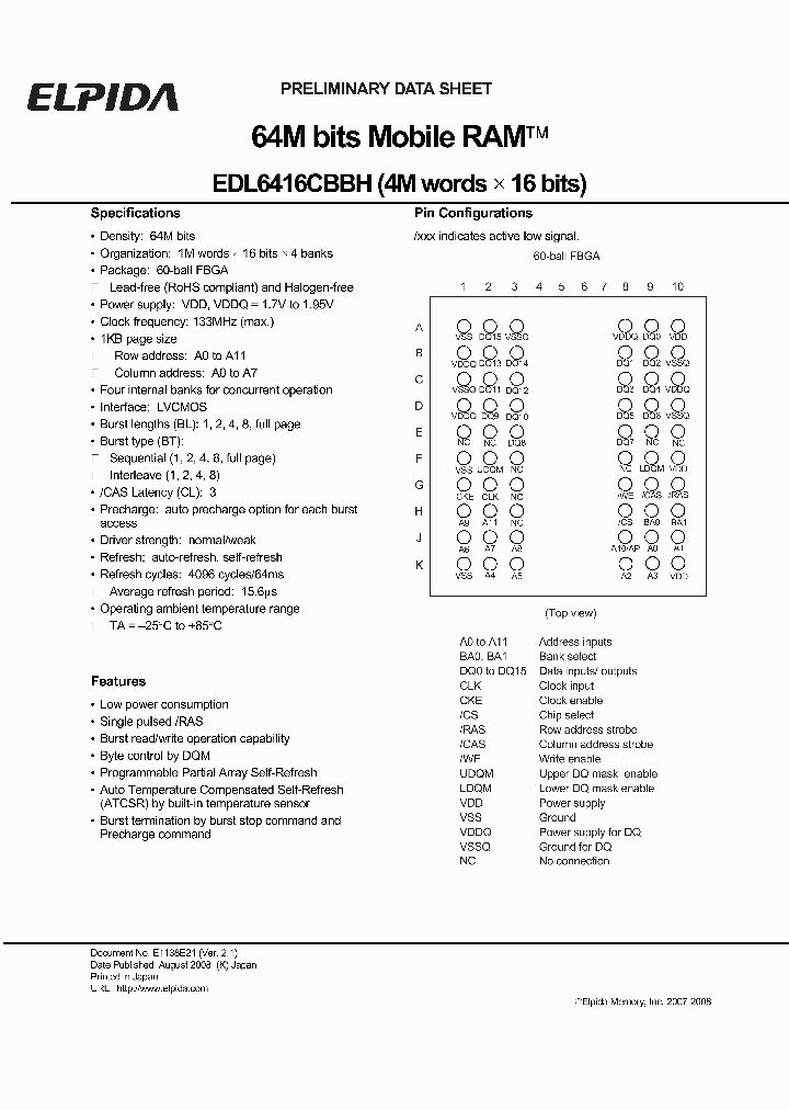 EDL6416CBBH-75-F_4543470.PDF Datasheet