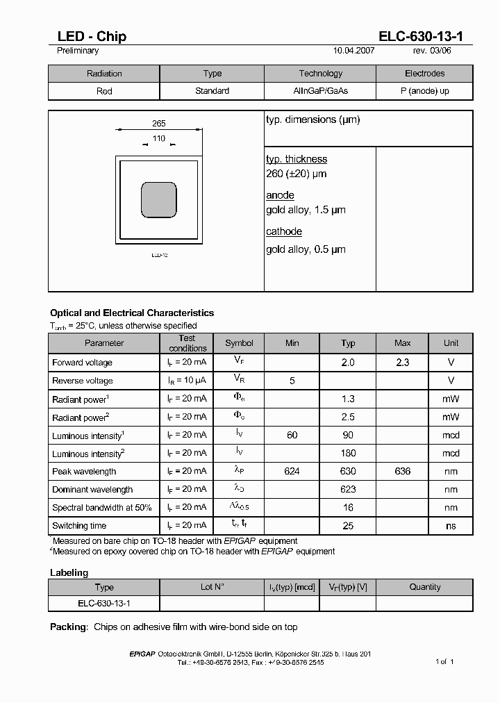 ELC-630-13-1_4867369.PDF Datasheet