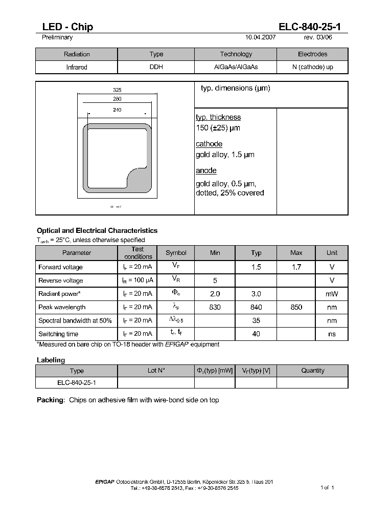 ELC-840-25-1_4578081.PDF Datasheet