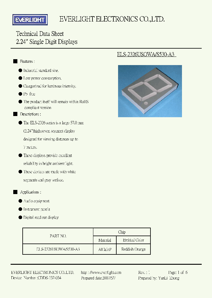 ELS-2326USOWA_4170111.PDF Datasheet