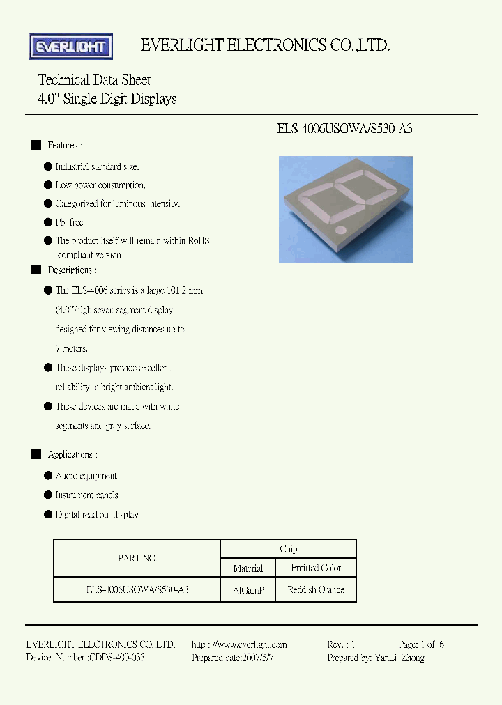 ELS-4006USOWA_4170113.PDF Datasheet