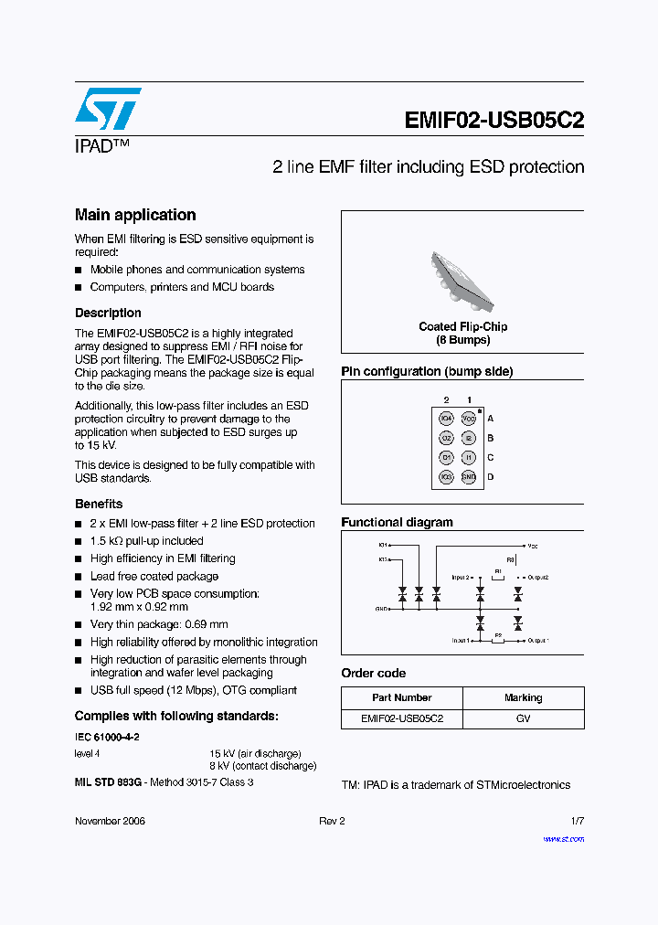 EMIF02-USB05C2_4328170.PDF Datasheet