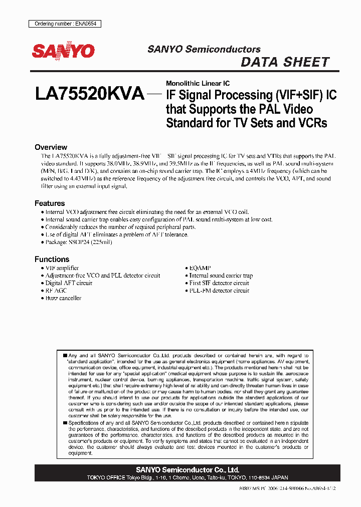ENA0654_4492364.PDF Datasheet