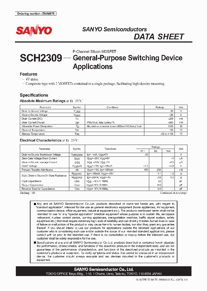 ENA0876_4328403.PDF Datasheet