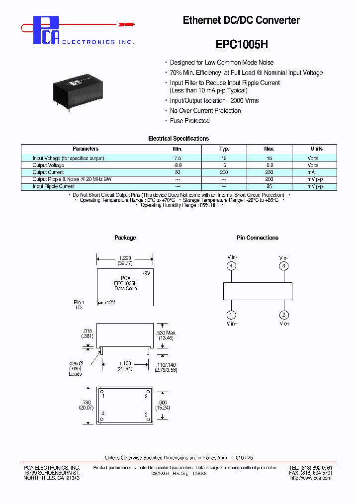 EPC1005H_4722309.PDF Datasheet