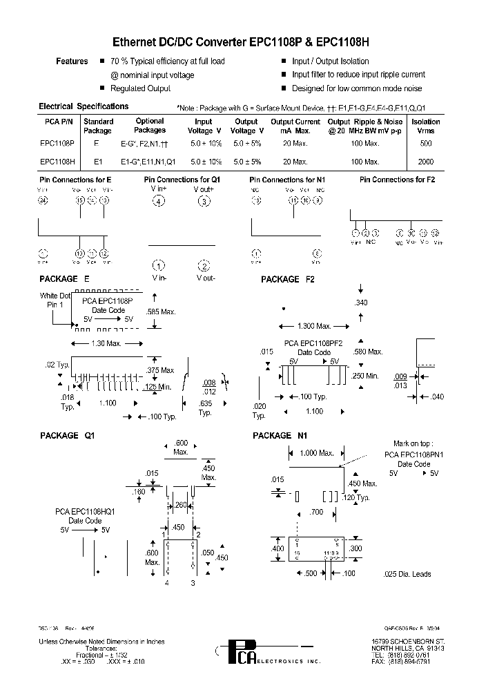 EPC1108H_4479669.PDF Datasheet