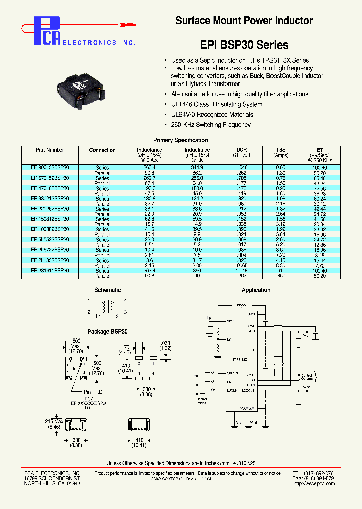 EPI900132BSP30_4463663.PDF Datasheet