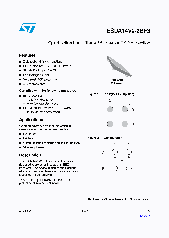 ESDA14V2-2BF_4362640.PDF Datasheet