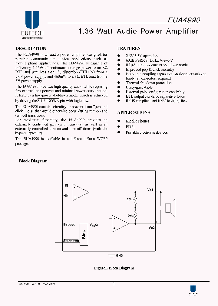 EUA4990_4622745.PDF Datasheet