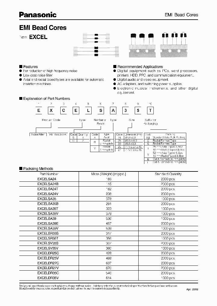 EXCELDR25_4797889.PDF Datasheet