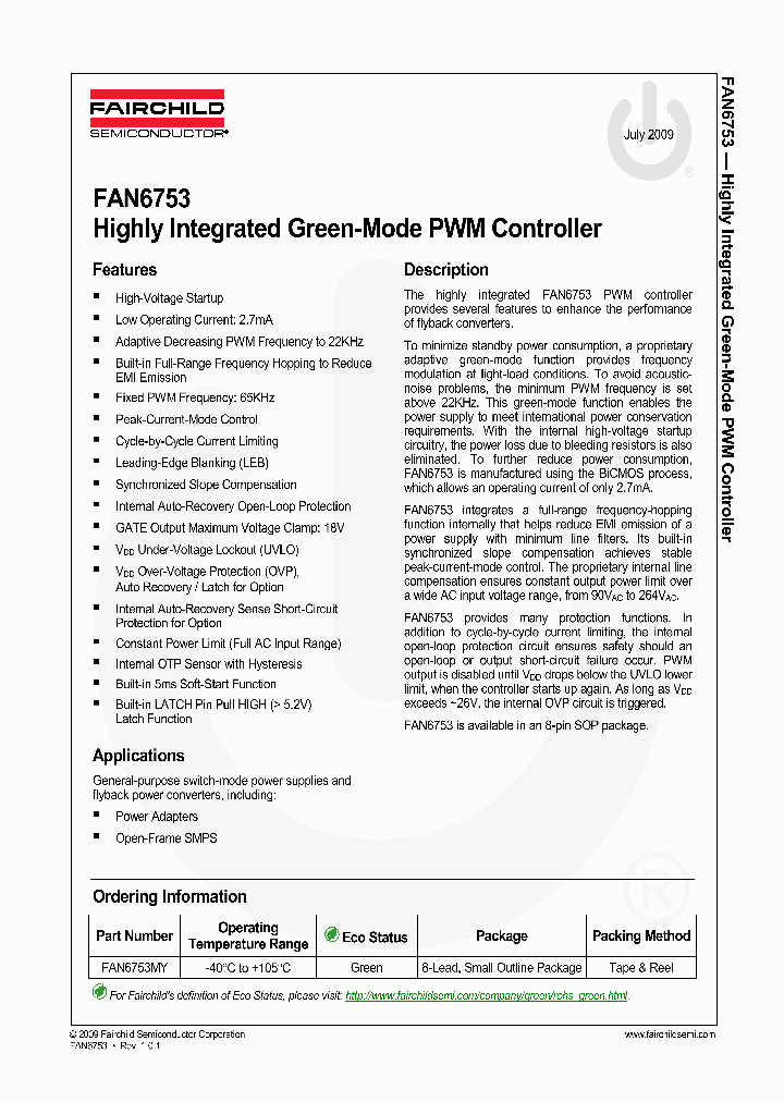 FAN6753_4648698.PDF Datasheet