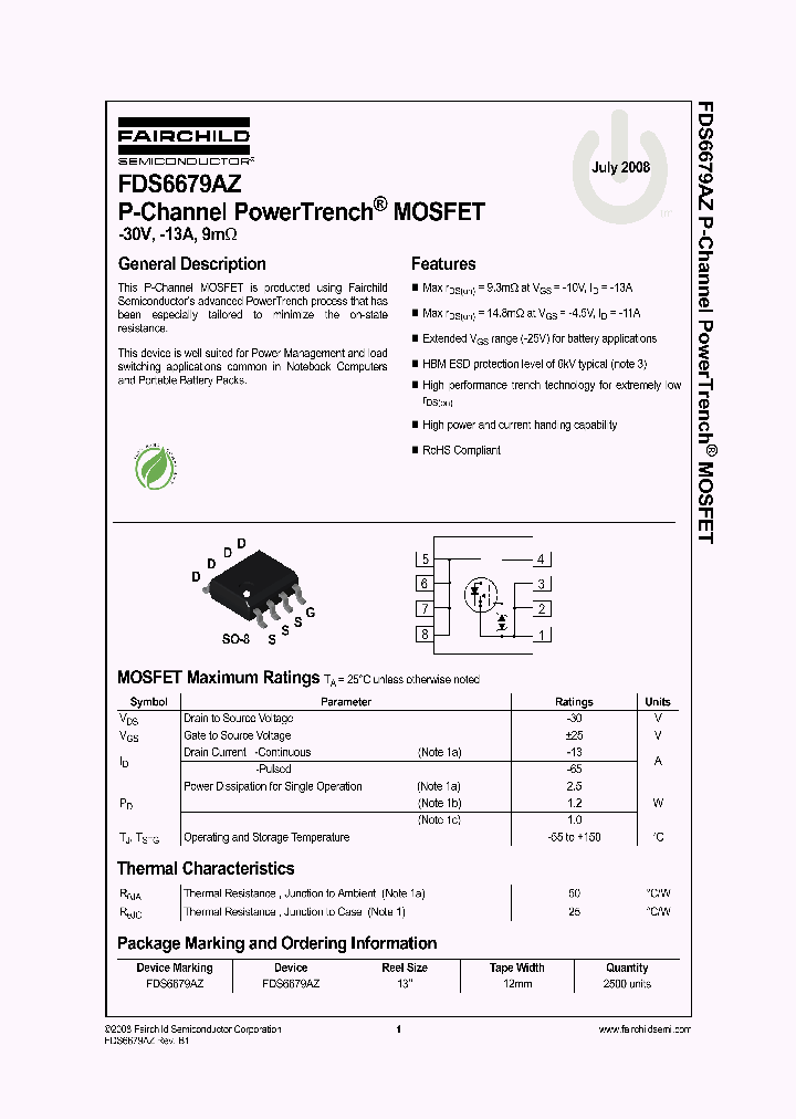 FDS6679AZ08_4264617.PDF Datasheet